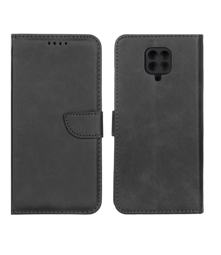 کیف چرمی موبایل مگنتی محافظ لنزدار Xiaomi Redmi - Note 9S / Redmi Note 9 Pro / Redmi Note 9 Pro Max