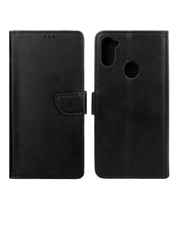 کیف چرمی موبایل مگنتی samsung galaxy m11/ / Samsung Galaxy A11 - مشکی