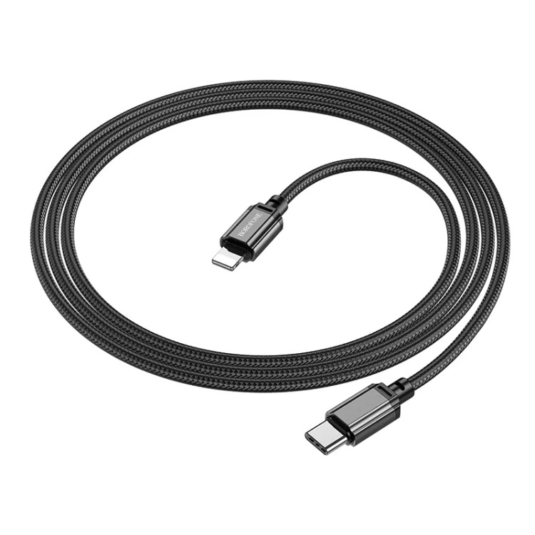کابل تبدیل USB-C به لایتنینگ بروفون مدل BX87 20W طول 1 متر