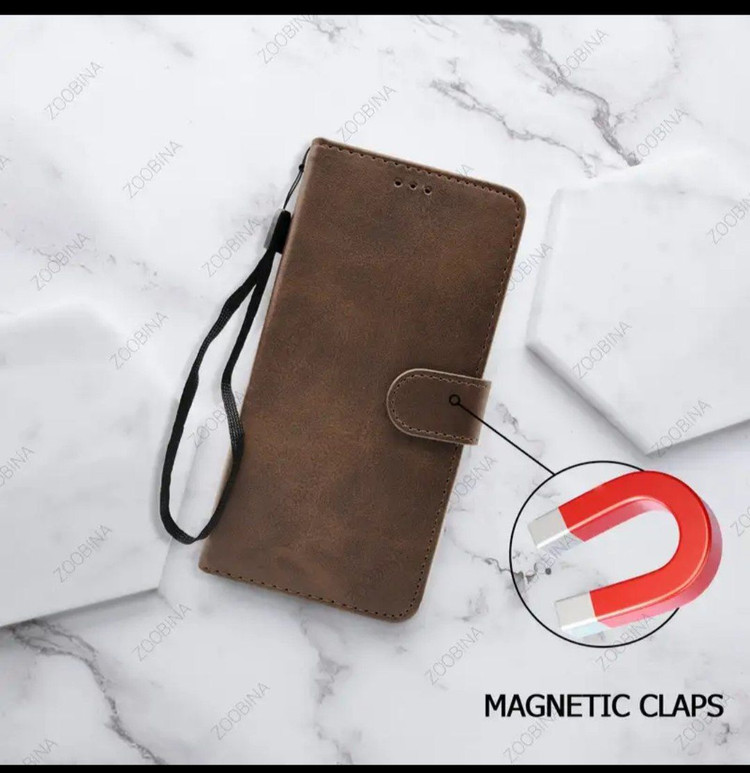 کیف چرمی مگنتی محافظ لنزدار Xiaomi Redmi Note 9S/9 Pro