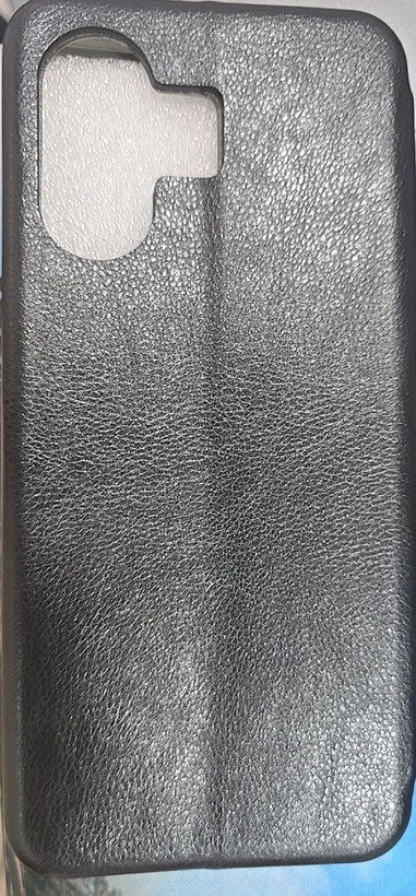 کیف چرمی موبایل حصیری مورب Xiaomi Redmi 13C / Poco C65 - مشکی