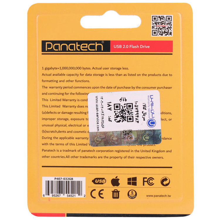 فلش 32 گیگ پاناتک Panatech P407 usb2
