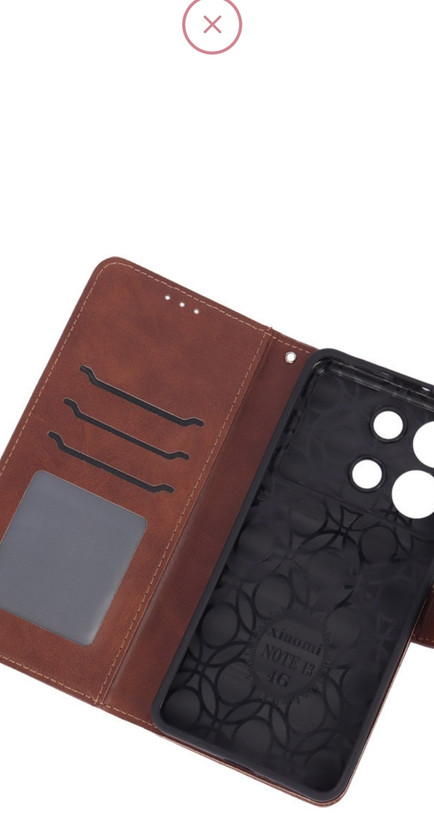 کیف چرمی مگنتی محافظ لنزدار Xiaomi Redmi Note ۱۳ ۴g