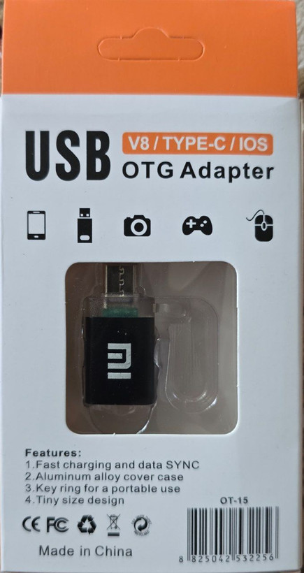 تبدیل USB OTG به Type-C شیائومی OT-15