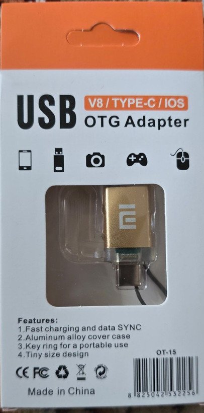 تبدیل USB OTG به Type-C شیائومی OT-15