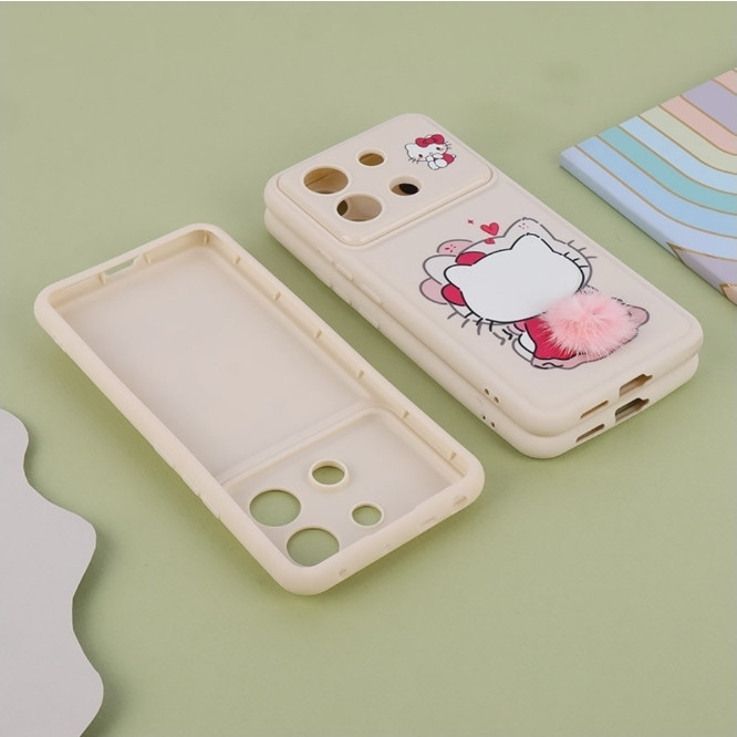 قاب ژله ای شیائومی Redmi Note ۱۳ Pro G دم پشمالو محافظ لنزدار
