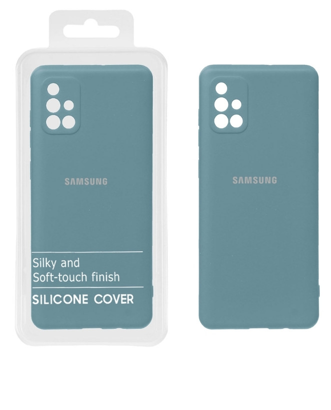 قاب نیو سیلیکون محافظ لنزدار Samsung Galaxy A71