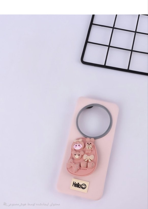 قاب چرمی ژله ای Leather شیائومی / Redmi ۱۴C/ Poco C۷۵ پاپ سوکت دار