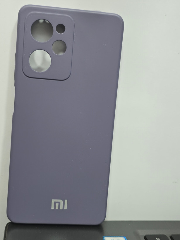 قاب نیو سیلیکون محافظ لنزدار Xiaomi Poco X5 Pro RFF - آبی فیلی