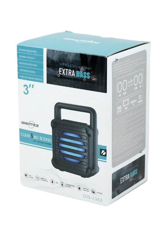 اسپیکر بلوتوثی رم و فلش خور Extra BASS GTS-۱۳۶۳