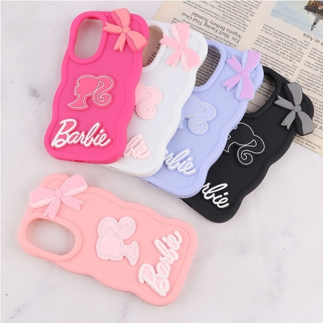 قاب موج دار سامسونگ Galaxy A۳۶ طرح Barbie برجسته