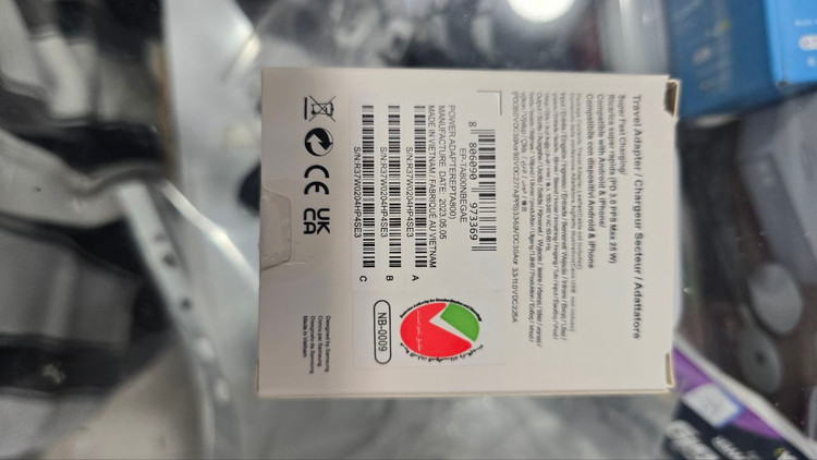 شارژر دیواری 25 وات فست شارژ سامسونگ EP-TA800 PD 3A