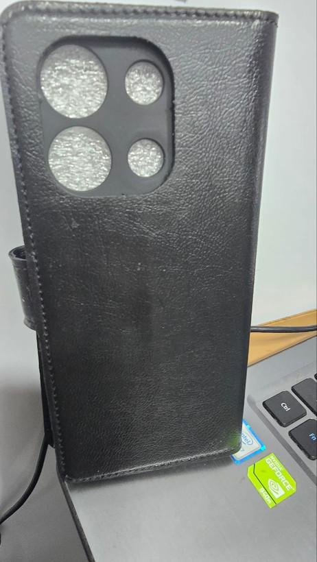 کیف چرمی مگنتی محافظ لنزدار Xiaomi Redmi Note 13 4G