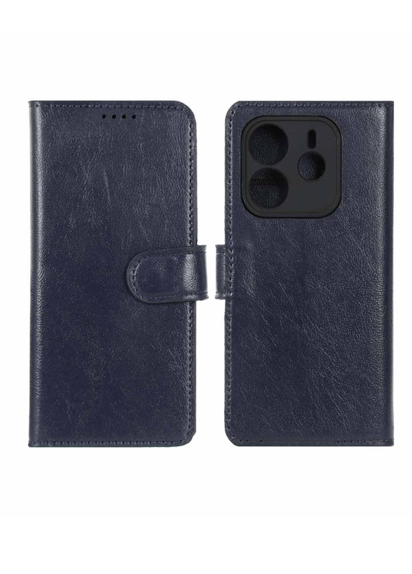 کیف موبایل چرمی مگنتی محافظ لنزدار Xiaomi Redmi Note 14 4g
