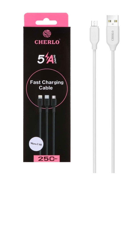 کابل شارژ پاوربانک اندروید CHERLO مدل 10-CH