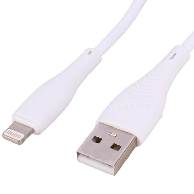 کابل کوتاه لایتنینگ فست شارژ 2.4 آمپر ارلدام EC-163i طول 25 سانتی متر