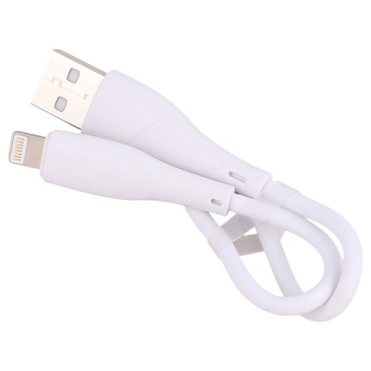 کابل کوتاه لایتنینگ فست شارژ 2.4 آمپر ارلدام EC-163i طول 25 سانتی متر