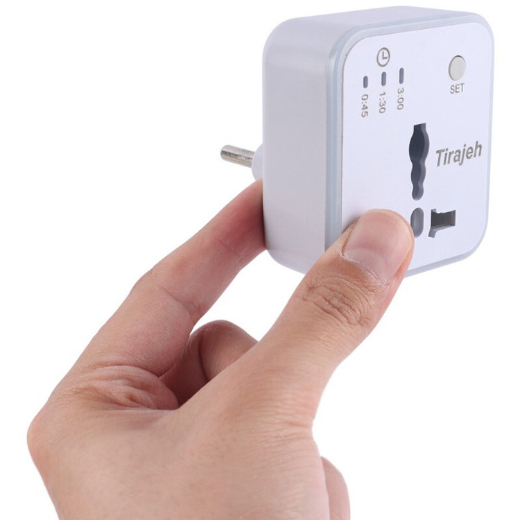 تبدیل برق 3 به 2 تایمر دار تیراژه KOOK
