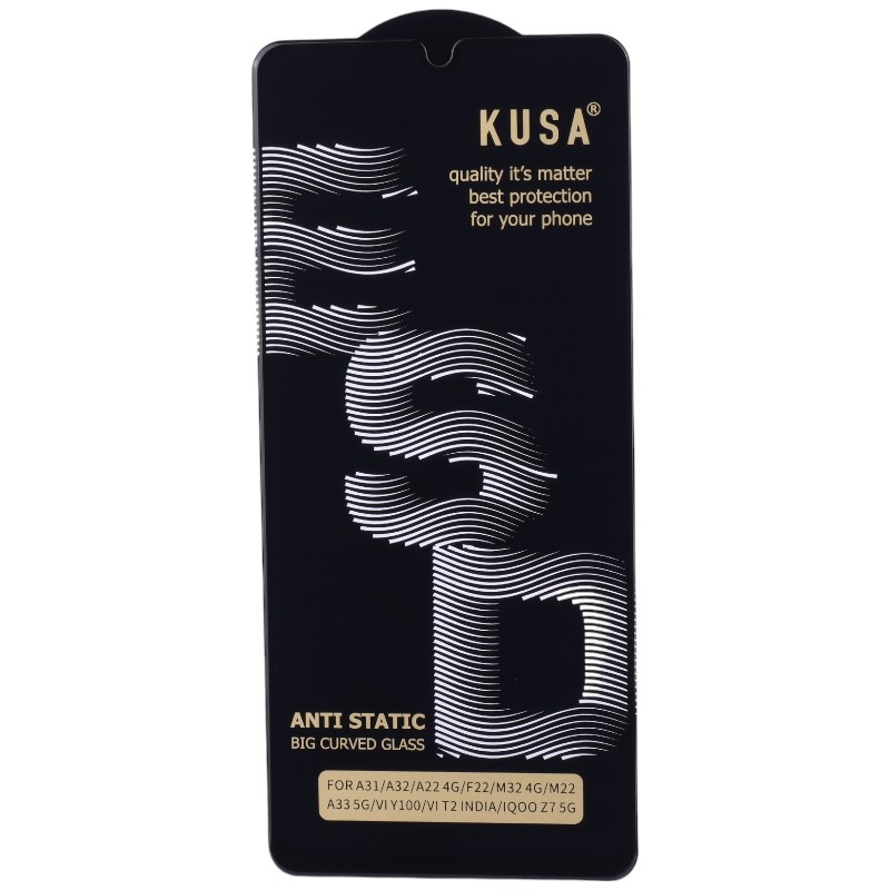 محافظ صفحه نمایش شیشه ای / 46 Samsung A31 / A32  A33/  A22 4G / M22 / M32 4G / F22 - Full Cover Super  D Mietubl