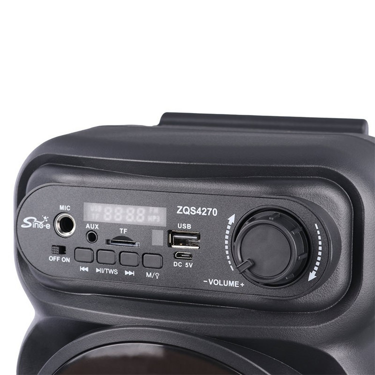 اسپیکر بلوتوثی رم و فلش خور Sing-E ZQS4270 + ریموت کنترل