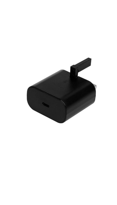 شارژر دیواری سه پین 25 TA800 - SAMSUNG ( فست و PD) مشکی ( پارتیان پایا) - درجه یک