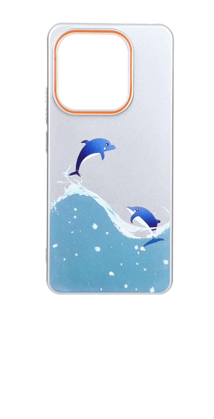 قاب سیلور دلفینی Xiaomi Redmi Note 14 4G -