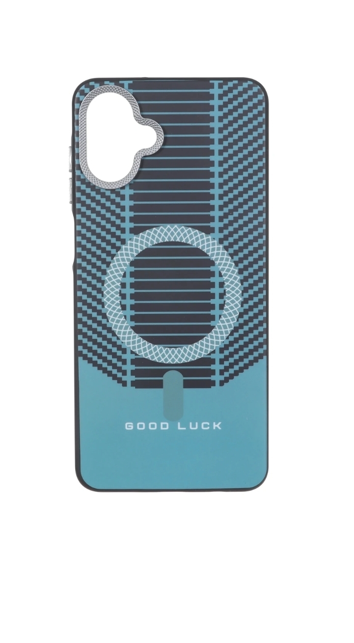 قاب ood Luck هاشور دار لنز کربن طرح مگ سیف  Samsung Galaxy A07